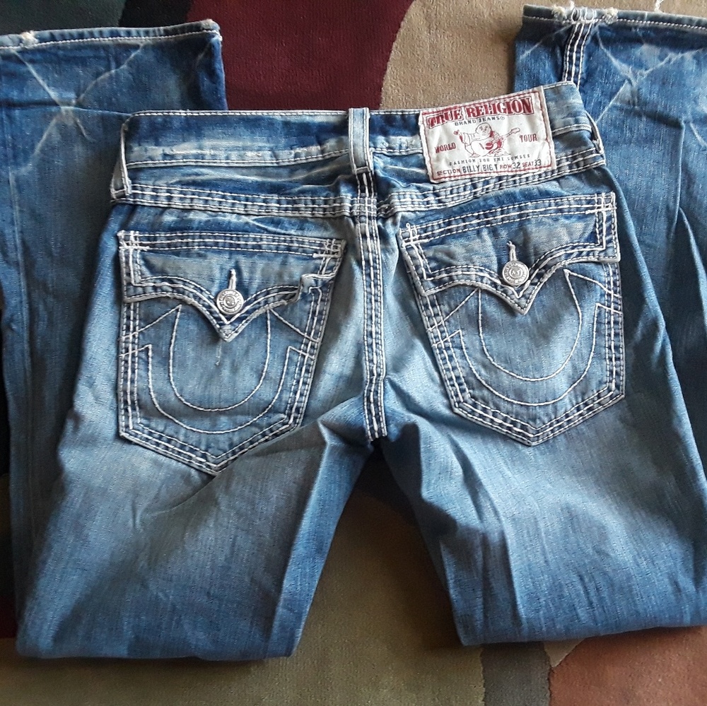 Jeans ... denim stone wash worn once